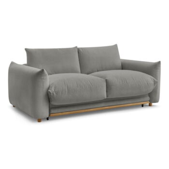 Sivá rozkladacia pohovka 214 cm Ernest – Bobochic Paris - Image 8