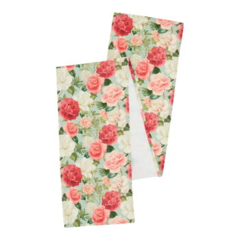 Bavlnený behúň na stôl 33x220 cm Rose Garden – RHS - Image 2