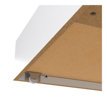 Biele zásuvky pod posteľ v súprave 2 ks 90x190/140x190 cm Naia – Tvilum - Image 3