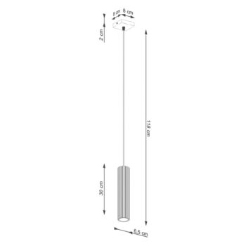 Závesné svietidlo v zlatej farbe Gleam – Nice Lamps - Image 2