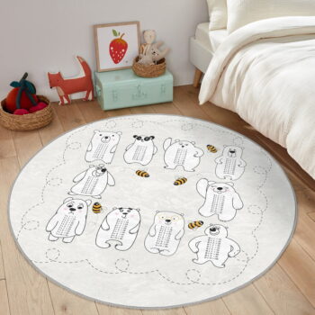 Krémovobiely detský koberec ø 120 cm Comfort – Mila Home - Image 3