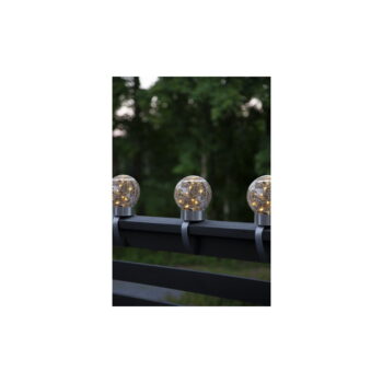 Vonkajšie solárne LED svietidlo Star Trading Glory, ø 12 cm - Image 3