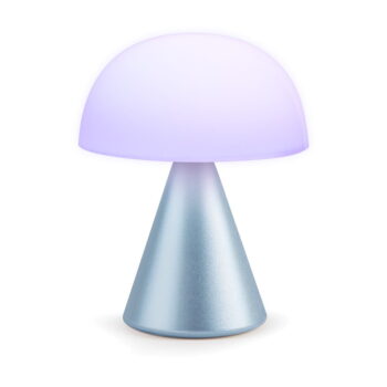 Bielo-svetlomodrá LED stolná lampa (výška 17 cm) Mina L – Lexon – Obrázok 7