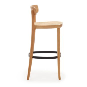 Barová stolička v dekore jaseňa v prírodnej farbe 99 cm Romane – Kave Home – Obrázok 2