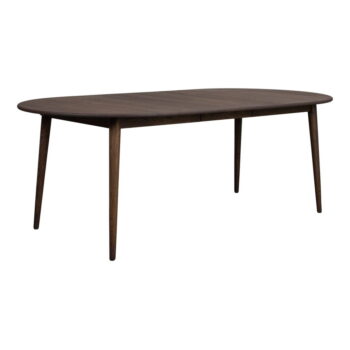 Tmavohnedý rozkladací jedálenský stôl z dubového dreva 105x170 cm Tyler – Rowico - Image 6