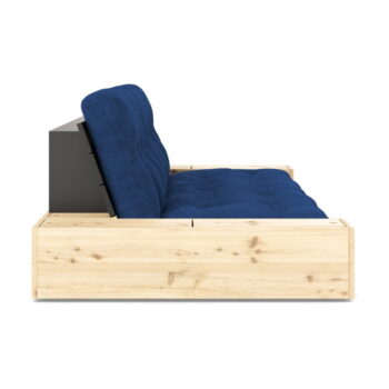 Modrá menčestrová rozkladacia pohovka 244 cm Base – Karup Design - Image 2