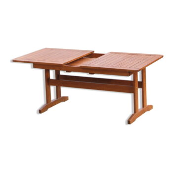 Záhradný jedálenský stôl z borovicového dreva 90x160 cm Luisa – Rojaplast - Image 3