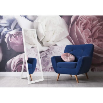 Stojacie zrkadlo v bielom ráme Styler Sicilia, 46 x 146 cm - Image 2