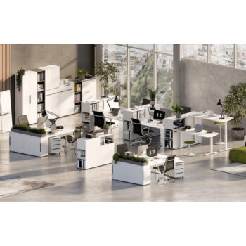 Pracovný stôl s nastaviteľnou výškou 80x120 cm Mailand – Germania – Obrázok 2