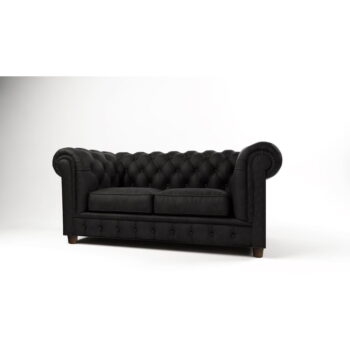 Čierna zamatová pohovka 178 cm Cambridge - Ropez - Image 2