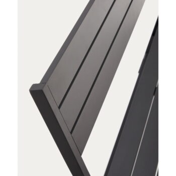 Čierna kovová záhradná lavica Torreta – Kave Home – Obrázok 5