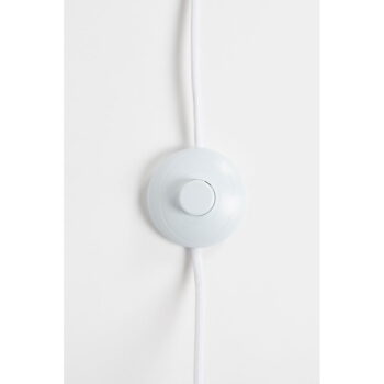 Biela stojacia lampa s textilným tienidlom (výška 160 cm) Shem – White Label - Image 8