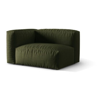 Zelený modul pohovky (ľavý roh) Martina – Micadoni Home – Obrázok 2