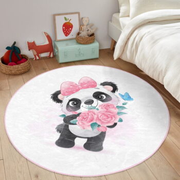 Biely detský koberec ø 100 cm Comfort – Mila Home - Image 6