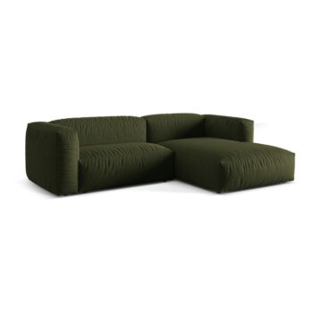 Zelená modulárna rohová pohovka (pravý roh) Martina – Micadoni Home - Image 3