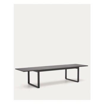 Kovový záhradný jedálenský stôl 100.5x220 cm Galdana – Kave Home - Image 11