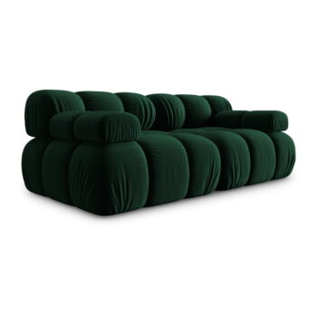 Zelená zamatová pohovka 188 cm Bellis – Micadoni Home - Image 2