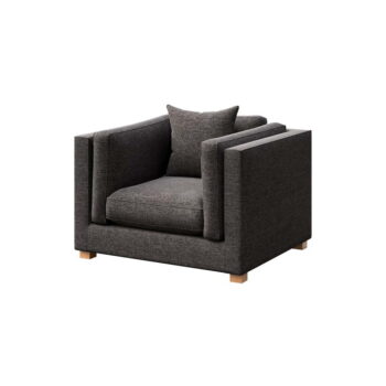 Antracitové relaxačné kreslo Pomo – Ame Yens - Image 2