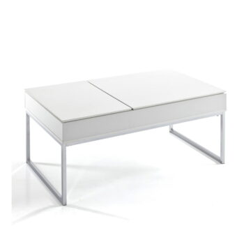 Biely konferenčný stolík s bielou doskou 60x110 cm Celinda – Tomasucci - Image 2