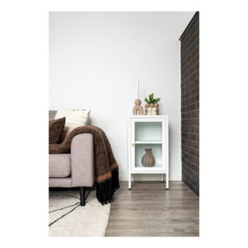 Biela kovová vitrína 38x70 cm Dalby – House Nordic - Image 6
