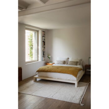 Krémový prateľný ručne tkaný bavlnený koberec 170x240 cm Bloom Natural – Lorena Canals – Obrázok 6