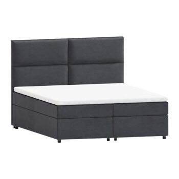Sivá boxspring posteľ s úložným priestorom 140x200 cm Rico – Ropez