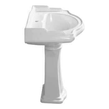 Biely keramický stĺp k umývadlu 73x54 cm Retro – Sapho - Image 2