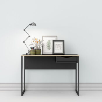 Čierny pracovný stôl Tvilum Function Plus, 110 x 48 cm - Image 8
