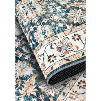 Modrý koberec 160x230 cm Saveh Blue Cream – Elle Decoration - Image 4