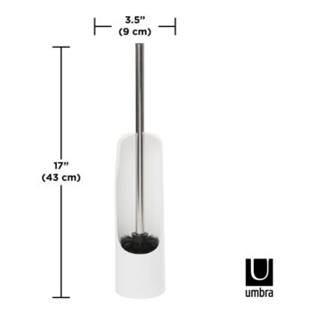 Biela plastová WC kefa Touch - Umbra – Obrázok 2