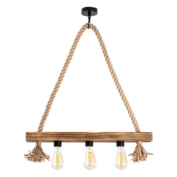Závesné svietidlo v prírodnej farbe Erebos – Opviq lights - Image 2