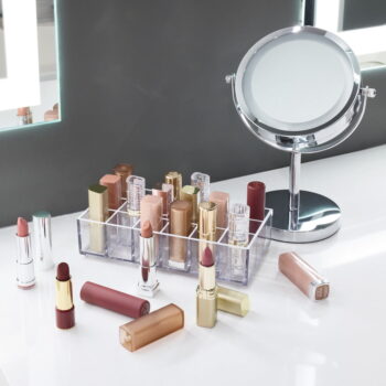 Kúpeľňový organizér na kozmetiku z recyklovaného plastu Lip Station - iDesign - Image 7