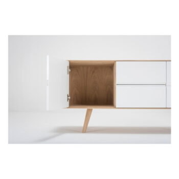 Komoda z dubového dreva Gazzda Ena, 135 × 42 × 60 cm - Image 2