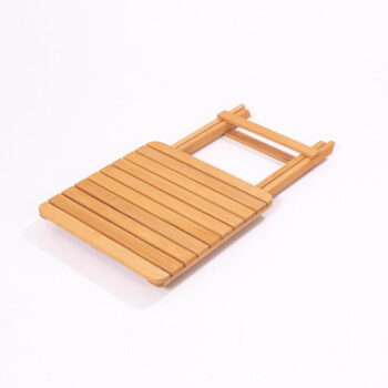 Záhradný odkladací stolík z bukového dreva 40x40 cm – Floriane Garden – Obrázok 2