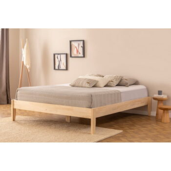 Jednolôžková posteľ zo smrekového dreva s roštom v prírodnej farbe 90x200 cm Galaksi – Kalune Design - Image 2