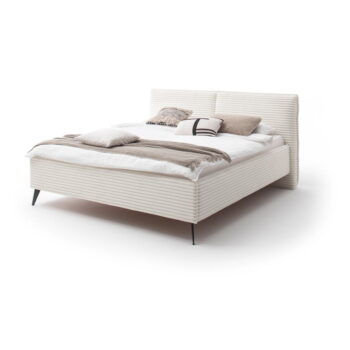 Béžová čalúnená dvojlôžková posteľ 160x200 cm Matera – Meise Möbel – Obrázok 7