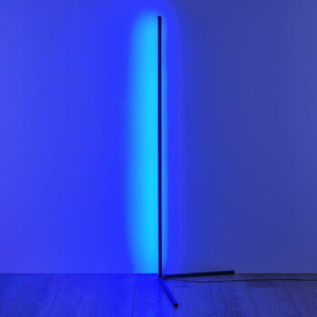 Čierna LED stojacia lampa (výška  141 cm) Level – Trio - Image 7
