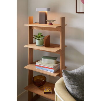 Regál v dekore duba v prírodnej farbe 59x142 cm Forma – Hübsch – Obrázok 4