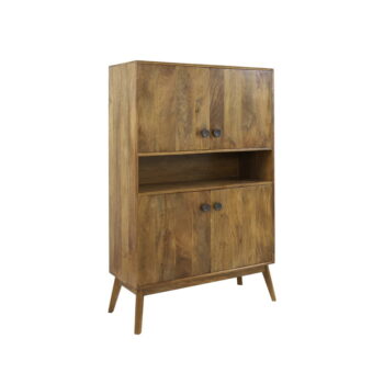 Hnedá skrinka z masívneho dreva 104x158 cm Espita – Light & Living – Obrázok 10