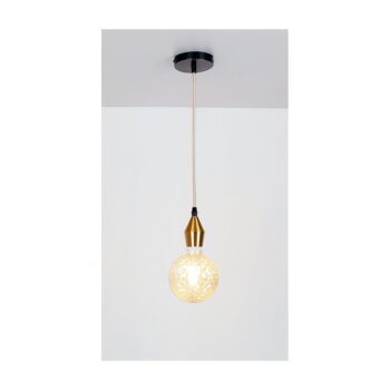 Kovové závesné svietidlo v zlatej farbe - Candellux Lighting - Image 2
