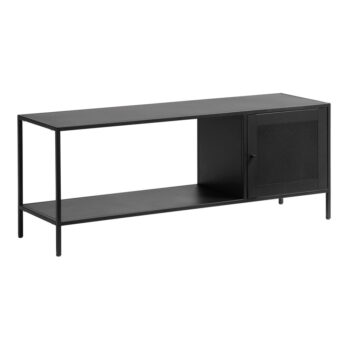 Čierna kovová knižnica 120x47 cm Malibu - Unique Furniture - Image 7