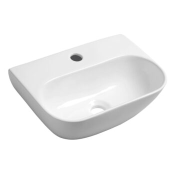 Biele keramické umývadlo 42x29 cm Nerissa – Sapho