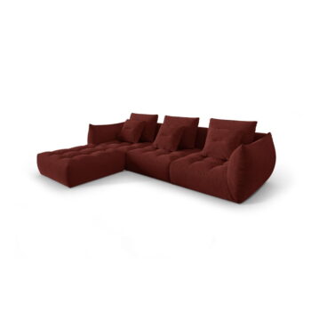 Červená rohová pohovka (variabilný roh) Bloom – Micadoni Home - Image 3