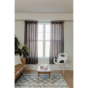 Oceľová roztiahnuteľná garniža 122 - 224 cm Twilight - Umbra – Obrázok 10