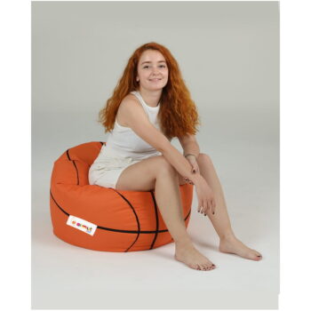 Oranžový detský sedací vak Basketball – Floriane Garden - Image 2