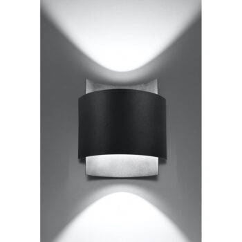 Čierne nástenné svietidlo Nice Lamps Forgmi - Image 5
