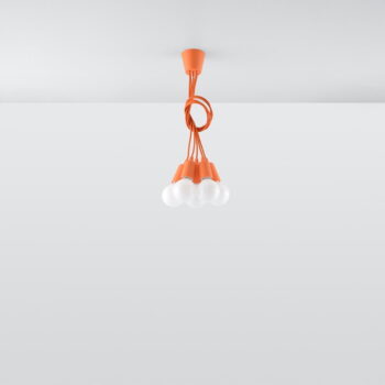 Oranžové závesné svietidlo ø 25 cm Rene – Nice Lamps - Image 7
