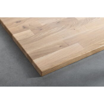 Doska pod umývadlo z dubového dreva v prírodnej farbe 140x36 cm Woody – Sapho - Image 3