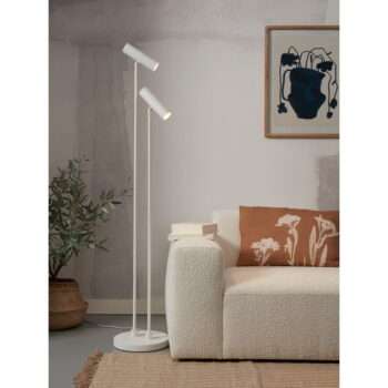 Biela stojacia lampa s kovovým tienidlom (výška  162 cm) Havana – it's about RoMi - Image 7