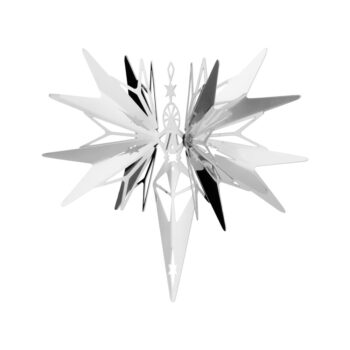 Závesná vianočná dekorácia v striebornej farbe Kähler Design Christmas Angel - Image 2